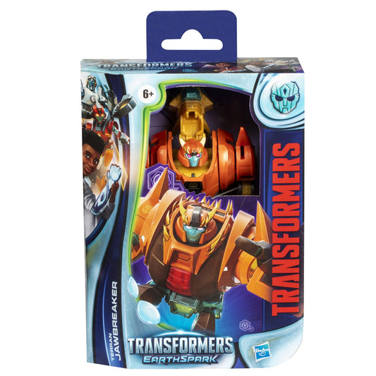 Transformers figurina earthspark deluxe jawbreaker 12.5cm, Hasbro