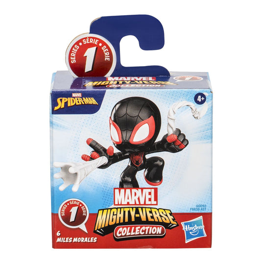 Spider man mighty verse seria 1 figurina miles morales 6cm, Hasbro