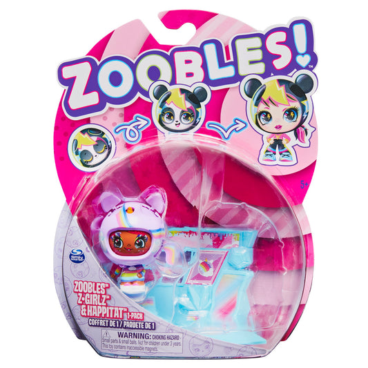 Zoobles z-girlz figurina de transformare fetita unicorn, Spin Master