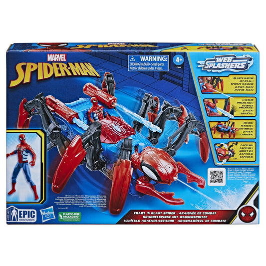 Spiderman set de joaca crawl n blast , Hasbro
