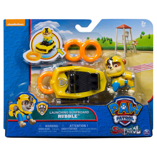 Set figurine deluxe paw patrol rubble, Spin Master