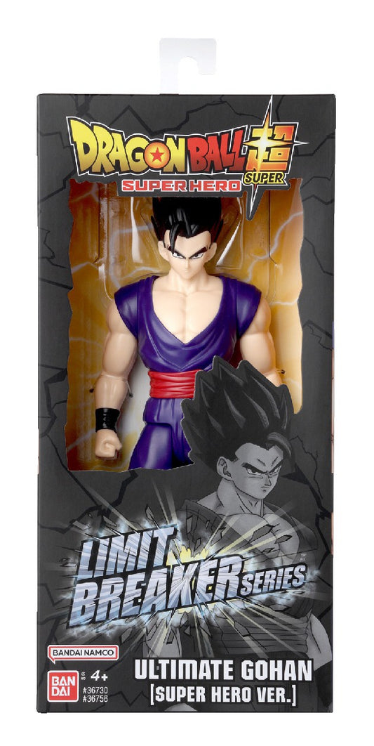 Bandai figurina dragon ball limit breaker ultimate gohan 30cm, Bandai