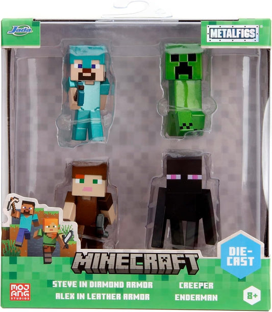 Jada Minecraft set 4 figurine metalice 6.5 cm