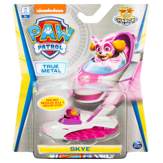 Patrula catelusilor masinuta metalica skye charged up, Spin Master