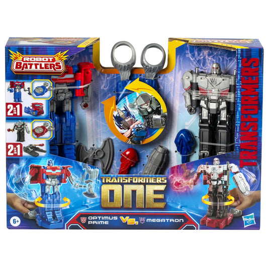 Transformers one set 2 figurine optimus prime si megatron, Hasbro