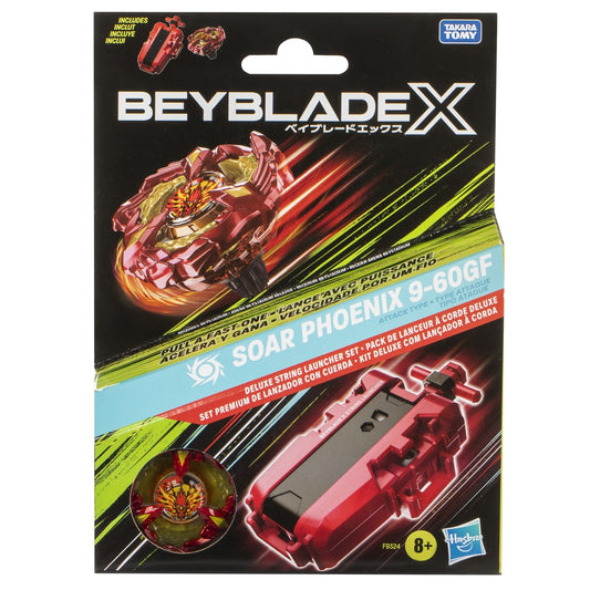 Beyblade x set deluxe string soar phoenix 9-60gf , Hasbro