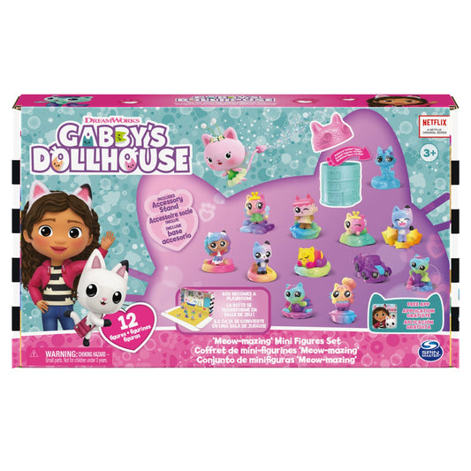 Gabbys dollhouse set 12 mini figurine, Spin Master