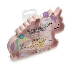 Farfurie compartimentata din silicon cu ventuza, unicorn, Melii