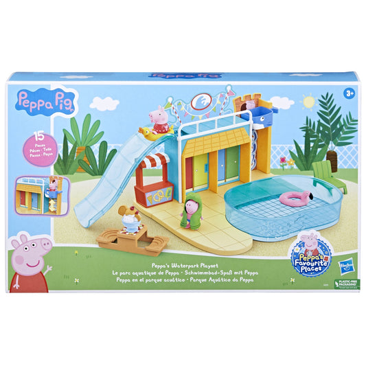 Peppa pig set de joaca parcul acvatic al lui peppa, Hasbro