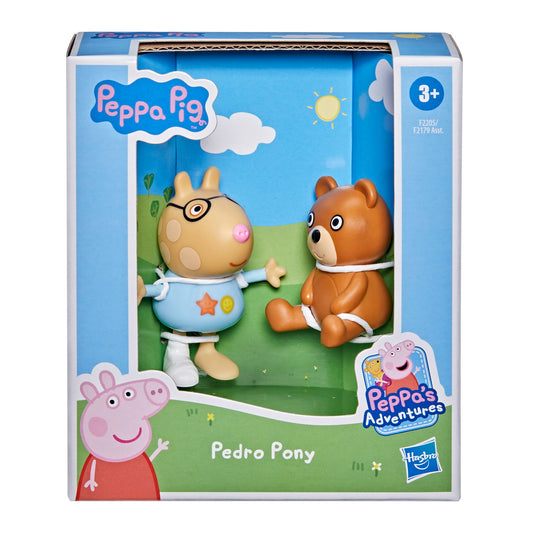 Peppa pig figurina prietenii amuzanti poneiul pedro 7cm, Hasbro