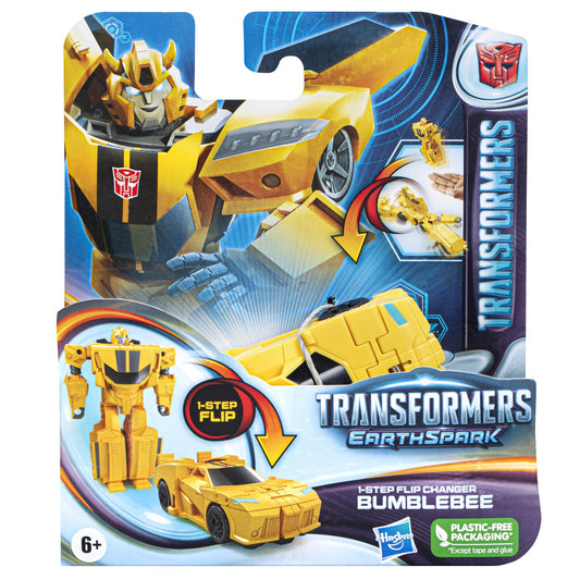 Transformers 7 earthspark figurina transformabila bumblebee 6cm, Hasbro