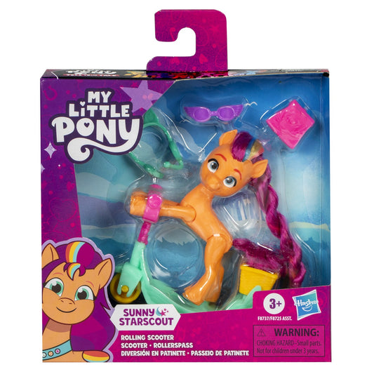 My little pony sunny starscout pe scooter set figurina si 4 accesorii, Hasbro