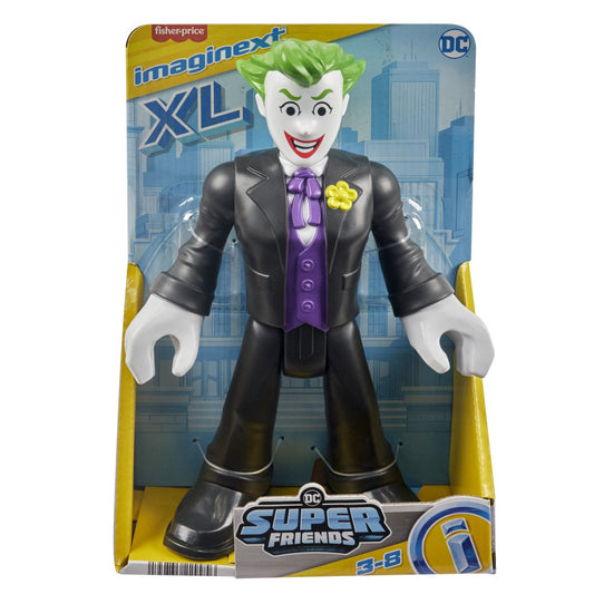 Fisher price imaginext dc super friends figurina joker xl, Mattel