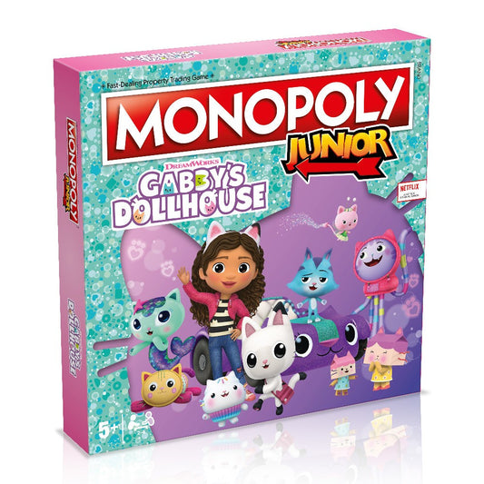 Monopoly joc monopoly junior gabbys dollhouse, Trefl