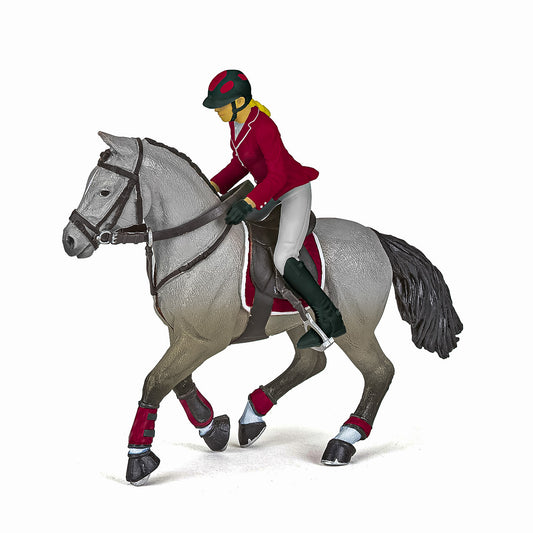 Papo figurina set competitie jocherita si cal, Papo