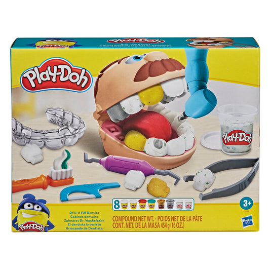 Play-doh set dentistul cu accesorii si dinti colorati, Hasbro