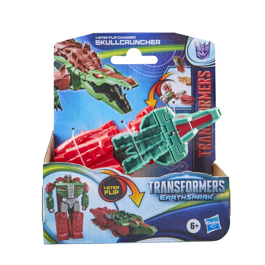 Transformers 7 earthspark figurina transformabila skullcruncher 6cm, Hasbro