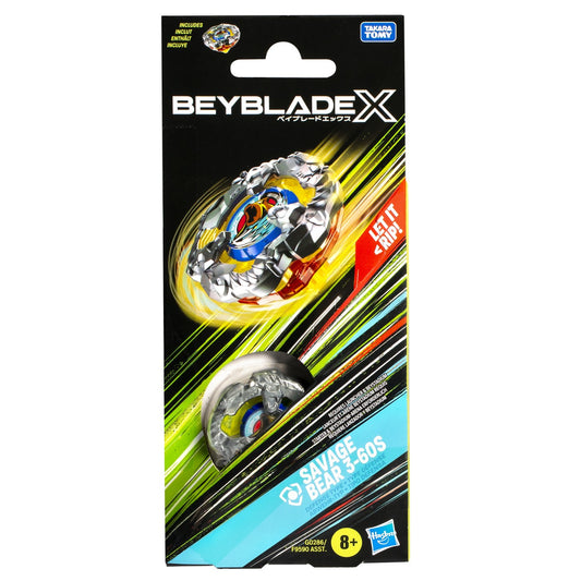 beyblade x let it rip spirala savage bear 3-60s, Hasbro