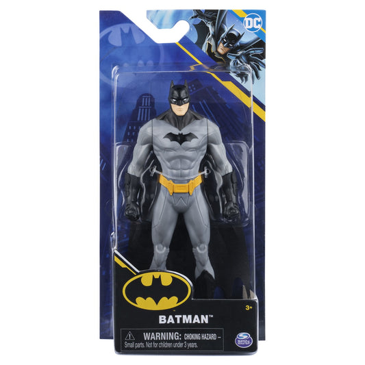 Figurina batman 15cm in armura gri, Spin Master