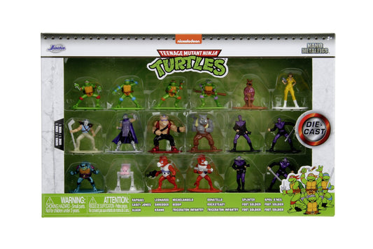 Jada nanofigurine metalice testoasele ninja 18 figurine 4cm, Simba