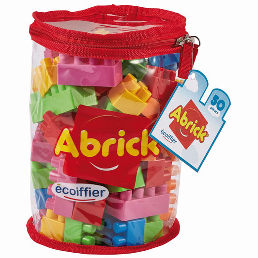 Ecoiffier abrick set de construit multicolor 50 piese