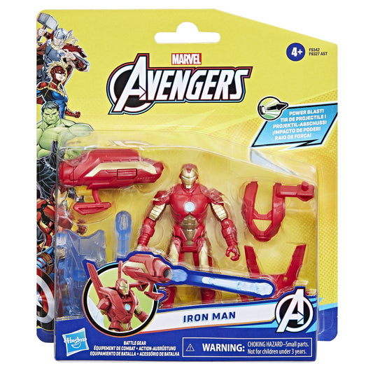Avangers epic hero battle gear figurina iron man 10cm, Hasbro