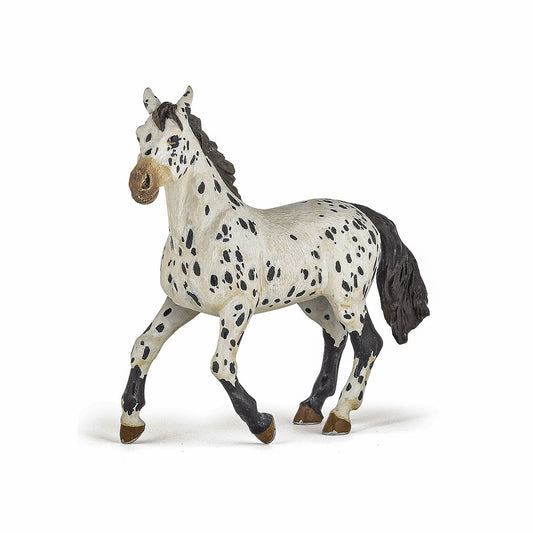 Papo figurina iapa appaloosa neagra, Papo