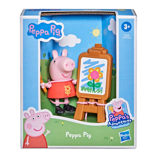 Peppa pig figurina prietenii amuzanti peppa pig 7cm, Hasbro