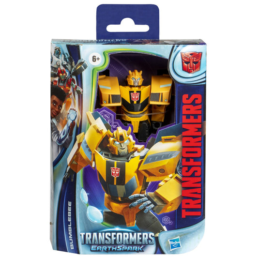 Transformers figurina earthspark deluxe bumblebee 12.5cm, Hasbro