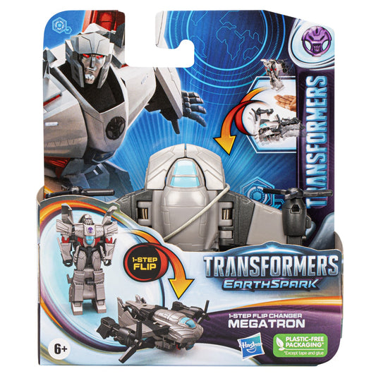 Transformers 7 earthspark figurina transformabila mega tron 6cm, Hasbro