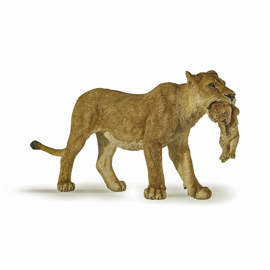 Papo figurina leoaica cu pui, Papo