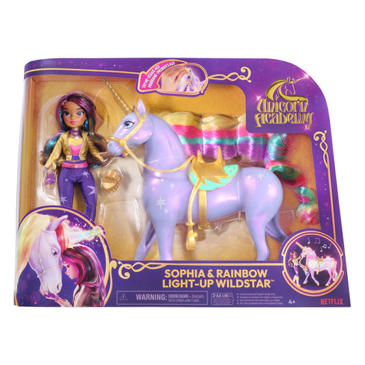 Unicorn academy set sophia si wildstar lumina de curcubeu, Spin Master