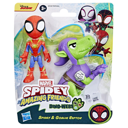Spidey si prietenii marvel dino webs spidey si goblin raptor, Hasbro