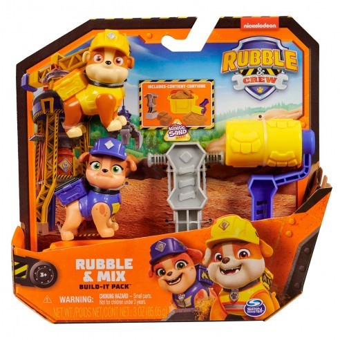 Patrula catelusilor echipa rubble set 2 figurine rubble si mix, Spin Master
