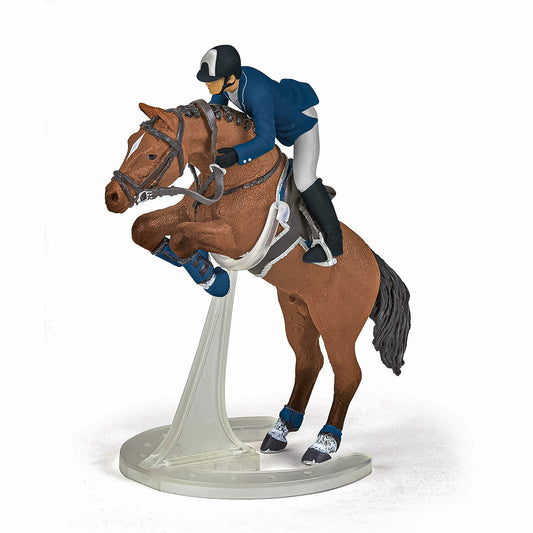 Papo figurina set jocheu si cal sarind, Papo