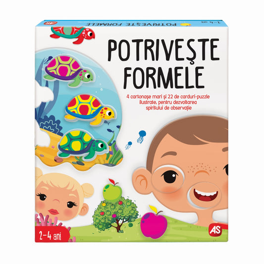 Joc educativ potriveste formele, AS