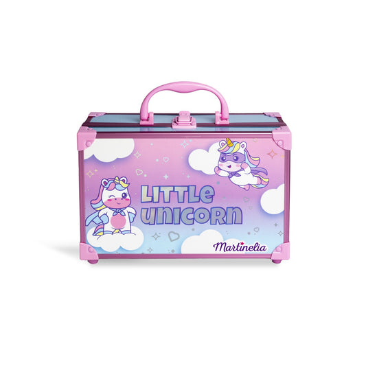 Martinelia little unicorn trusa make-up in servieta de metal
