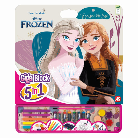 Frozen set pentru desen giga block 5 in 1, AS