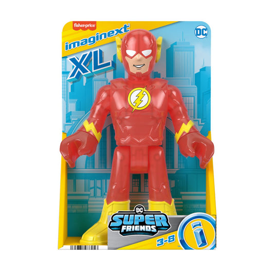 Fisher price imaginext dc super friends figurina flash xl, Mattel