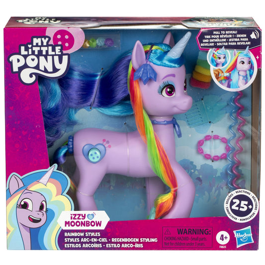 My little pony izzy moonbow si coafurile curcubeu, Hasbro