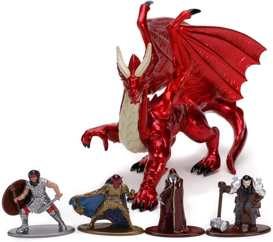 set 5 nano figurine din metal dungeons dragons 4 cm, Simba