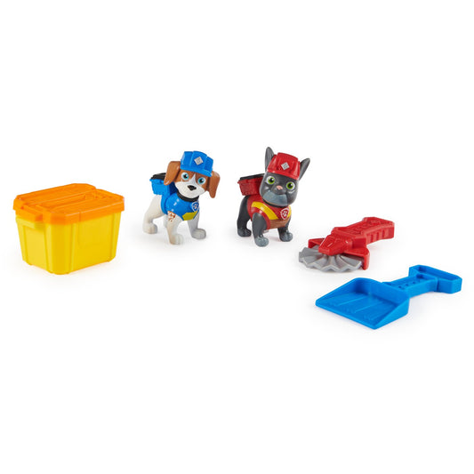 Patrula catelusilor echipa rubble set 2 figurine charger si wheeler , Spin Master