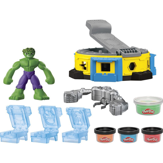 Play doh marvel set hulk loveste si zdrobeste, Hasbro