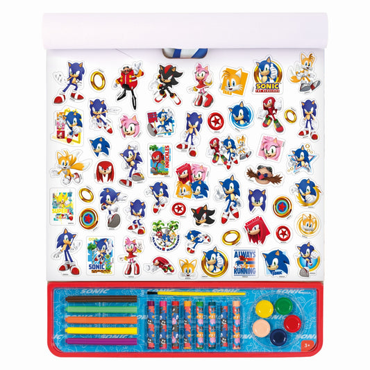 Sonic the hedgehog set pentru desen giga block 5 in 1, AS