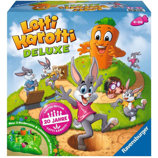 Lotti Karotti Deluxe Ravensburger, joc de societate pentru copii de la 4 ani, Ravensburger
