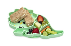 Farfurie compartimentata din silicon cu ventuza, dinozaur, Melii