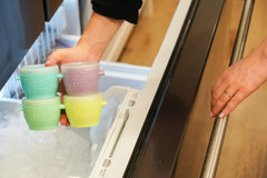 Set 4 recipiente plastic, 118 ml, Melii