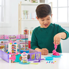 Kinetic sand set nisip cofetaria curcubeu, Spin Master