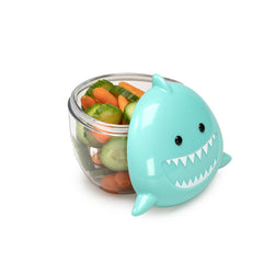 Recipient hrana bebe cu capac, model rechin, Melii