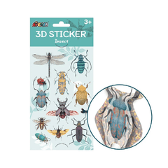 Abtibilduri 3D - Insecte, colectia Creatii Naturale - Avenir - Publisol.ro